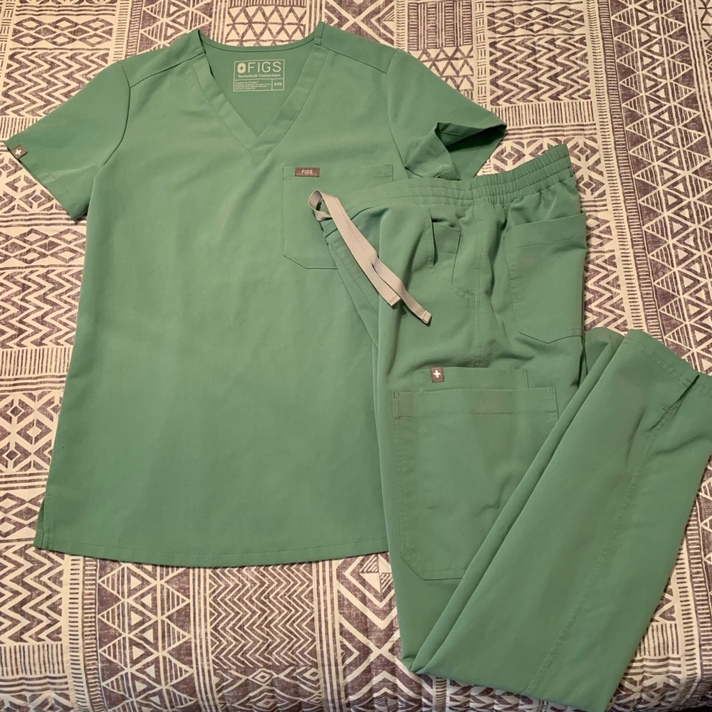 FIGS - Jade XXS Scrub Set